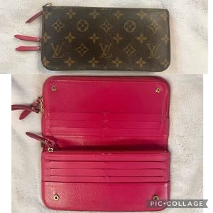 SOLD‼️Louis Vuitton Insolite Wallet With Fuchsia Interior 💖 100% Authentic!